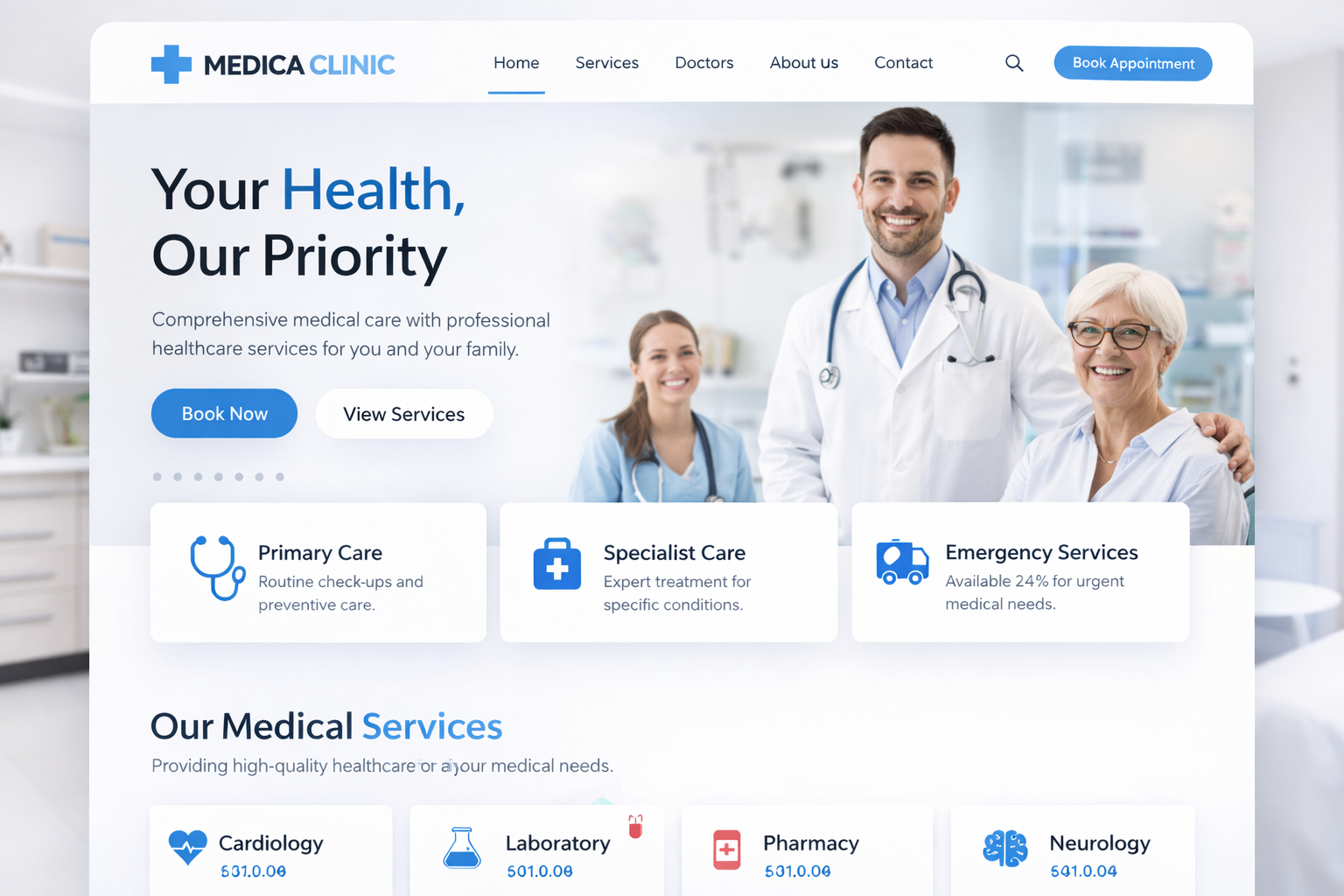 Clinic Website