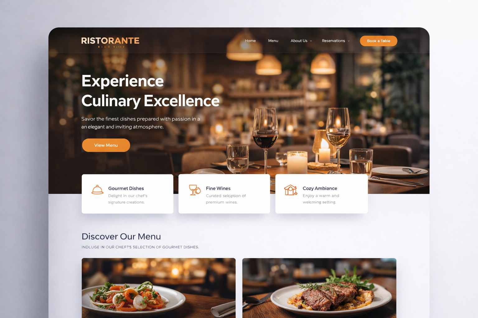 Restaurant Website